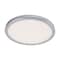 Dweled Geos 10in LED Round Low-Profile Flush Mount 3000K in Titanium FM-46 - alternate 1
